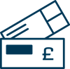 cheque in envelope